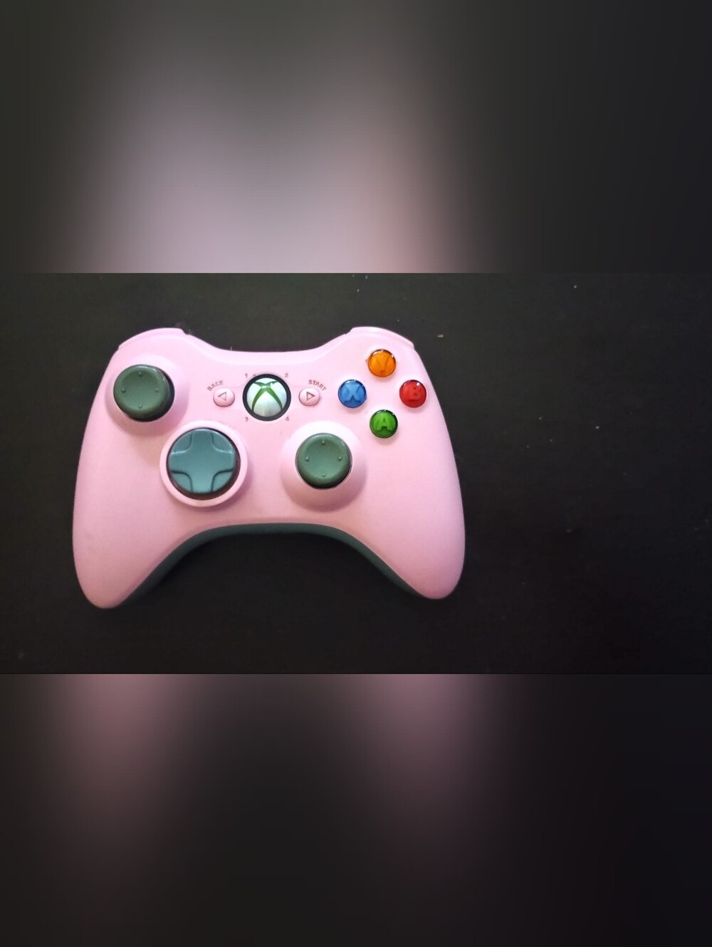 Xbox-Compatible Pink Wireless Game Controller"Read Description"